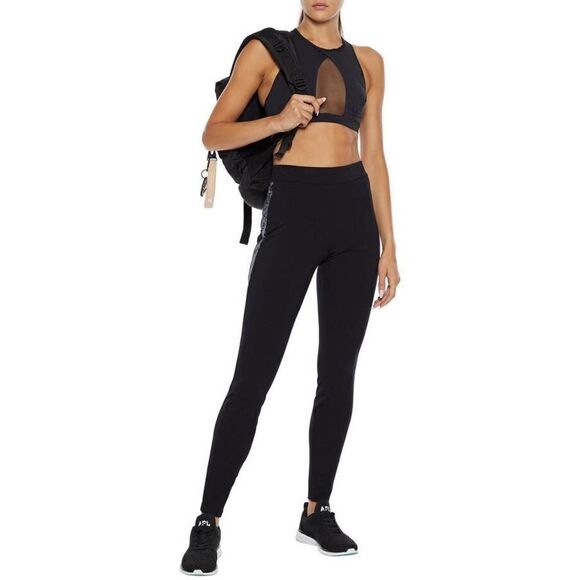 WOLFORD Jacquard-trimmed stretch leggings XS - Picture 2 of 13